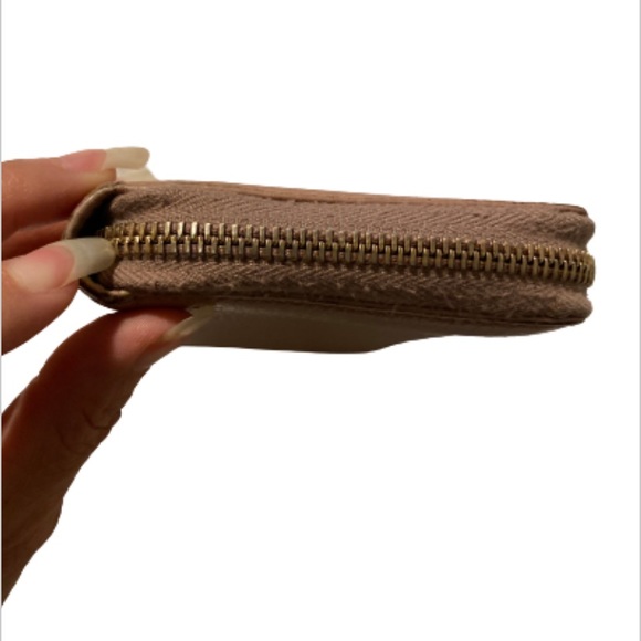 ❤️ Authentic Gucci Dusty Rose/Rustic Pink Mauve Leather Zip Around Wallet - Picture 6 of 16